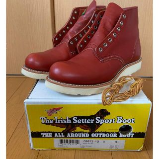 レッドウィング(REDWING)のBEAMS別注 半円犬タグレッドウィング アイリッシュセッター9872 8D(ブーツ)