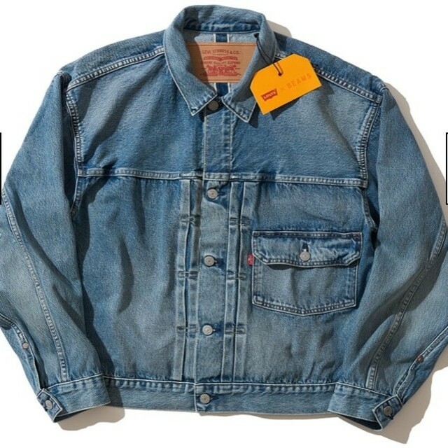 Levi's - LEVI'S BEAMS SUPER WIDE TRUCKER Used XLの通販 by