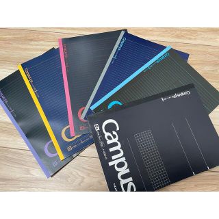 コクヨ(コクヨ)のノート5冊　コクヨ　campus(ノート/メモ帳/ふせん)