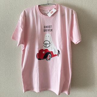 【新品未使用タグ付き】グラニフ　Tシャツ ピンク　ゴーストドライバー　Mサイズ