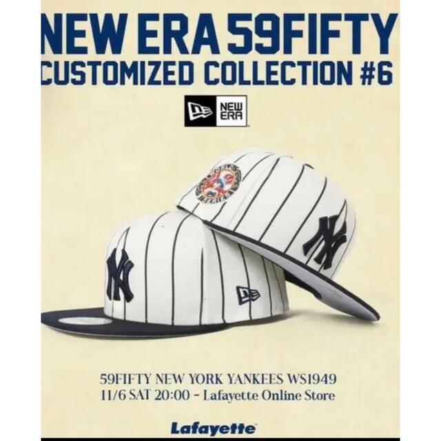 7-5/8 Newera 59Fifty Lafayette 朝岡周 ヤンキース-