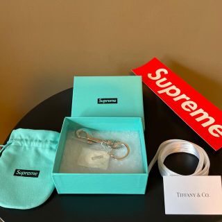 ティファニー(Tiffany & Co.)のSupreme Tiffany Oval Tag Keyring Silver(キーホルダー)