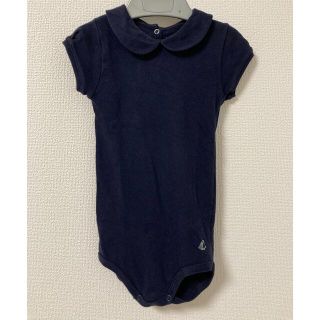 プチバトー(PETIT BATEAU)のプチバトー  半袖衿つきボディ  24m/86cm(シャツ/カットソー)