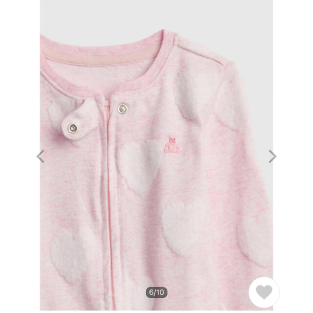 babyGAP(ベビーギャップ)のbabyGAP ロンパース カバーオール ベビー服 ピンク 80サイズ キッズ/ベビー/マタニティのベビー服(~85cm)(カバーオール)の商品写真