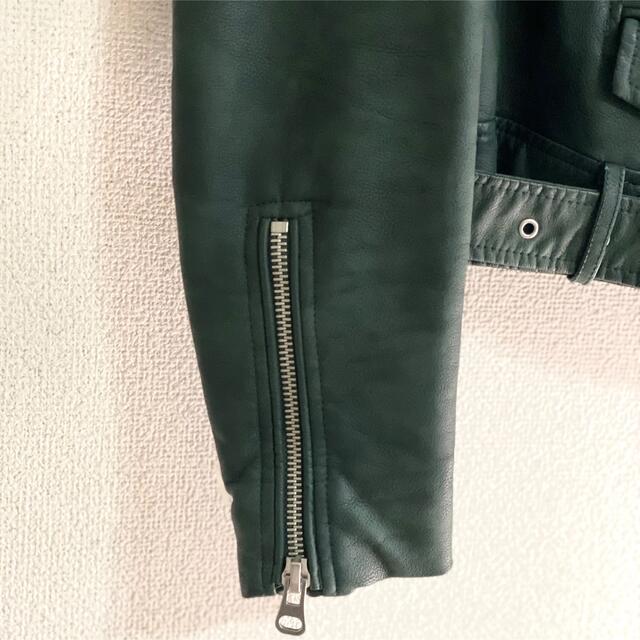ZARA - ZARA ザラフェイクファー付きレザージャケット Mの通販 ZARA - ZARA ザラフェイクファー付きレザージャケット Mの通販