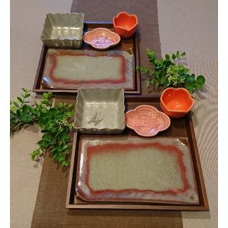 新品 晩酌セットuuuuu(鏡山窯) 2名分(食器)