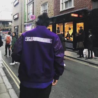 Supreme - SUPREME Motion Logo Varsity Jacketの通販 by