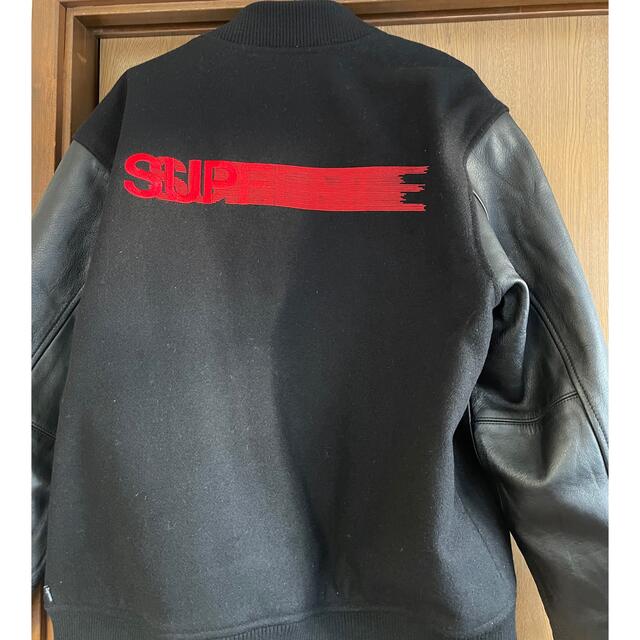 supremeSupreme Motion Logo Varsity Jacket L