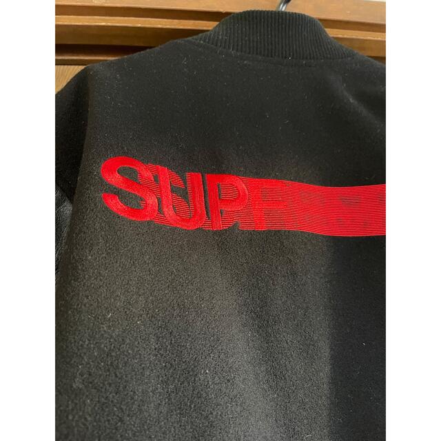 Supreme(シュプリーム)のSupreme Motion Logo Varsity Jacket L メンズのジャケット/アウター(レザージャケット)の商品写真