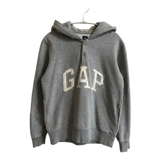 ギャップ(GAP)のGAP  グレー  ハーフボタンパーカー(パーカー)