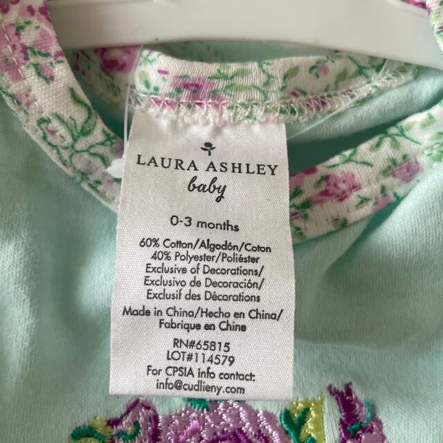 LAURA ASHLEY(ローラアシュレイ)のローラーアシュレイ　ベビーロンパース　0-3month 5枚 キッズ/ベビー/マタニティのベビー服(~85cm)(ロンパース)の商品写真