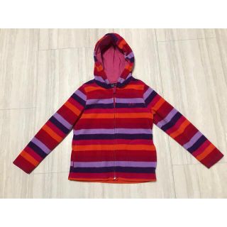 ギャップ(GAP)の✰GAP　Kids　M（8）✰ ボーダー　フリース　パーカー　ジップアップ(ジャケット/上着)