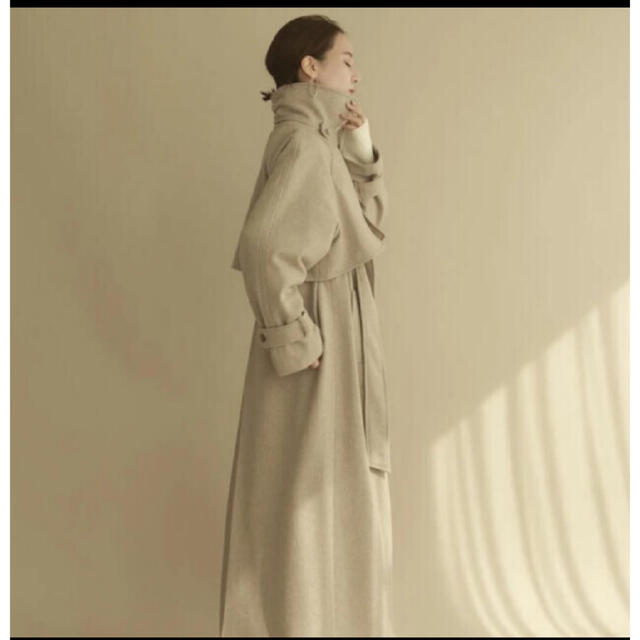 TODAYFUL(トゥデイフル)のlouren over size wool trench coat レディースのジャケット/アウター(トレンチコート)の商品写真