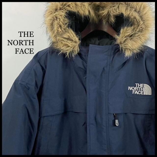 THE NORTH FACE ノースフェイス マクマードパーカ ダウン 濃紺美品