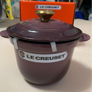 ルクルーゼ(LE CREUSET)のクルーゼ　ル・クルーゼ　ココットエブリィ18  フィグ(鍋/フライパン)