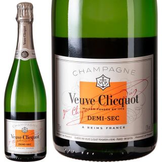 モエエシャンドン(MOËT & CHANDON)のヴーヴ・クリコ　ホワイトラベル　新品送料無料(シャンパン/スパークリングワイン)