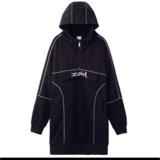 エックスガール(X-girl)の新品 X-girl  SWEAT ANORAK ワンピース(ひざ丈ワンピース)