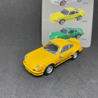 ポルシェ(Porsche)の1/64 京商 ポルシェ1 911 Carrera RS 1973 黄色 4D1(ミニカー)