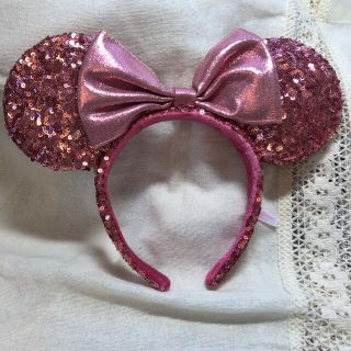 ディズニー(Disney)のスパンコール リボン カチューシャ (カチューシャ)