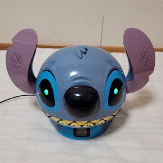 ディズニー(Disney)のRUNA スティッチ ラジオ/CDプレイヤー　stitch(ポータブルプレーヤー)