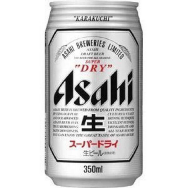 アサヒ(アサヒ)のアサヒスーパードライ　350ml×24本 食品/飲料/酒の酒(ビール)の商品写真