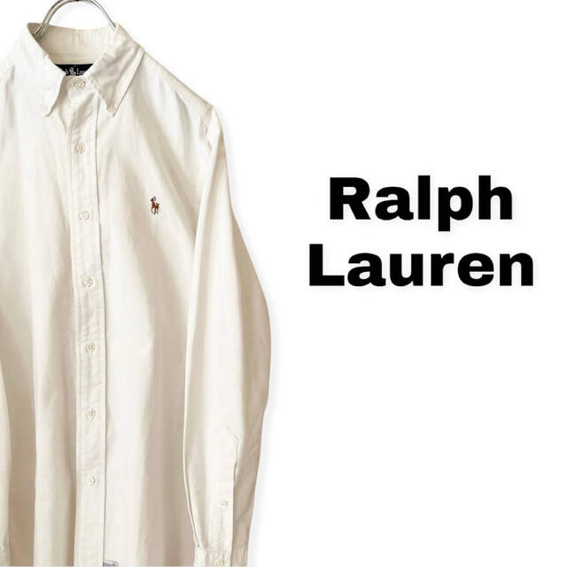 Ralph Lauren(ラルフローレン)のRalph Laurenラルフローレン ボタンダウンシャツ ワンポイント刺繍ロゴ メンズのトップス(シャツ)の商品写真