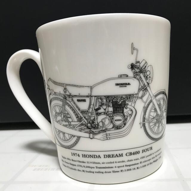 ホンダ(ホンダ)の1974 HONDA DREAM CB400 FOUR マグカップ☆非売品未使用 自動車/バイクのバイク(その他)の商品写真