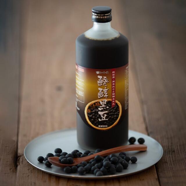 【人気HOT】はつらつ堂　発酵黒豆　　720ml × 3本　セット　醗酵黒豆の通販 by miruku's shop｜ラクマその他