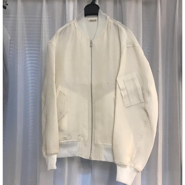 西日本産 AURALEE Silk Triple Cloth Zip Blouson | climathon.pl