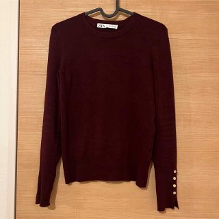 ザラ(ZARA)の【おりこうさん様専用】ZARA ベーシックニットセーター 美品(ニット/セーター)