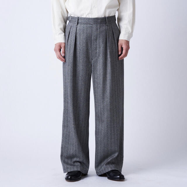 Phlannel Wool Gurkha Wide Trousersパンツ