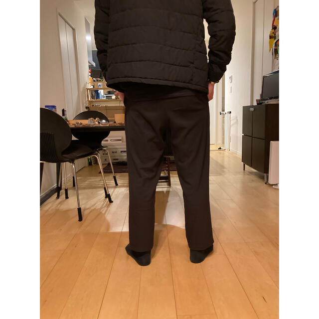 JUNRED(ジュンレッド)のJUNRED テーパードワイドパンツ　ブラック　XL メンズのパンツ(スラックス)の商品写真