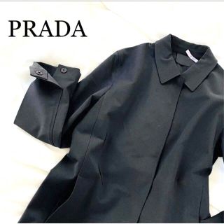 定価50万超 極美品 PRADA ステンカラーコート サイズ38/M-L相当