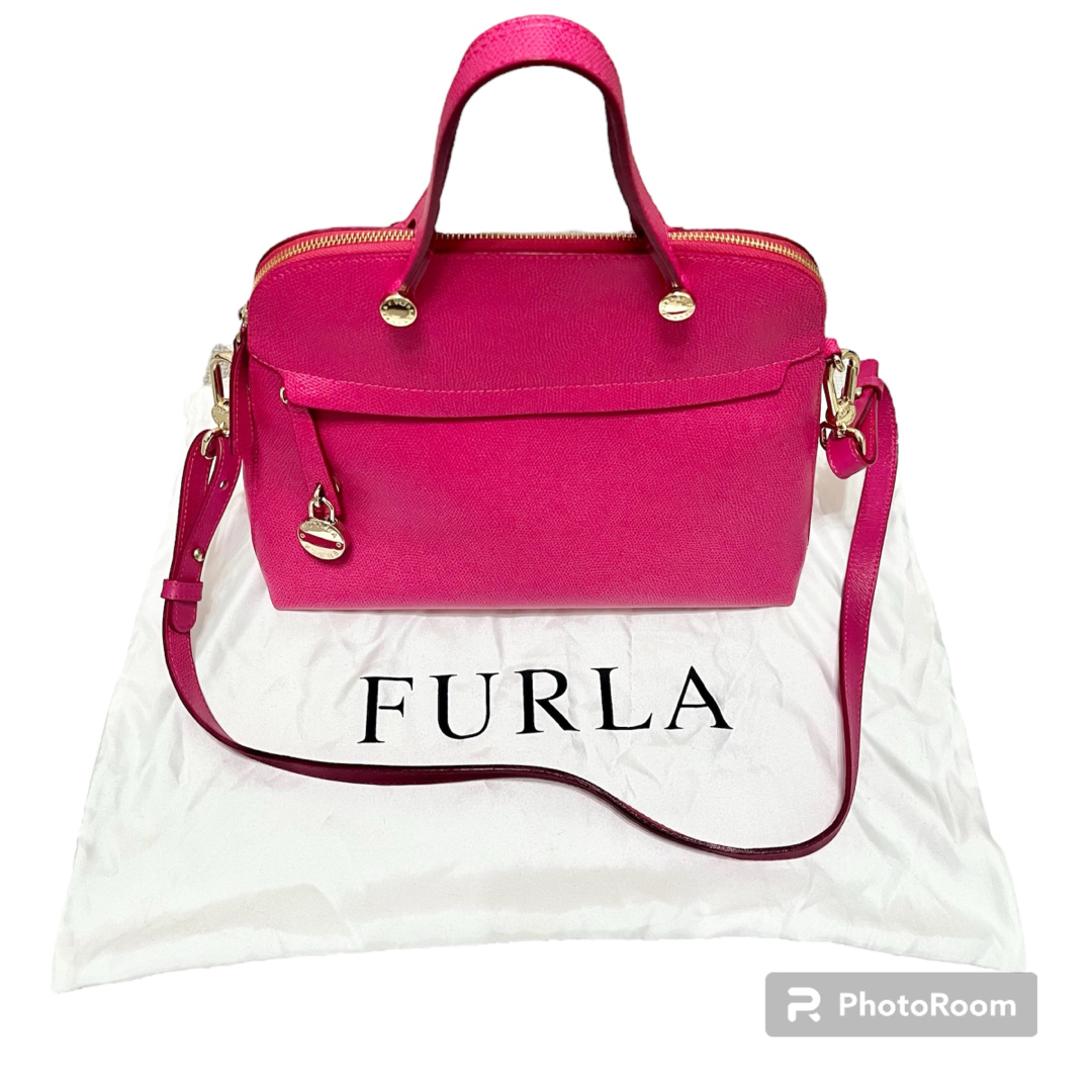 FURLA フルラ パイパー ピンク Mサイズ - ハンドバッグ フルラ パイパーMサイズ ピンク