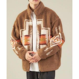 ペンドルトン(PENDLETON)のPENDLETON ペンドルトン　ボア ブルゾン ジャケット　ベージュ L 新品(ブルゾン)