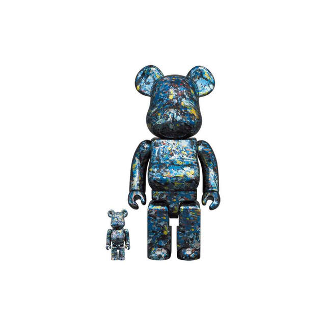 未開封 BE@RBRICK ジャクソンポロッククロームVER 100%&400% 弱 未開封 BE@RBRICK ジャクソンポロッククロームVER 100%&400% 弱