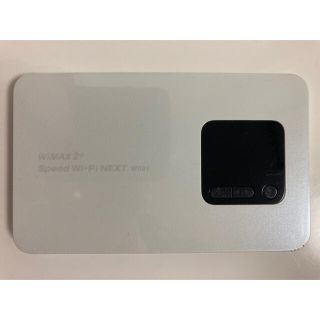 エヌイーシー(NEC)のWiMAX 2+ Speed Wi-Fi NEXT（モバイルWi-Fiルーター）(その他)