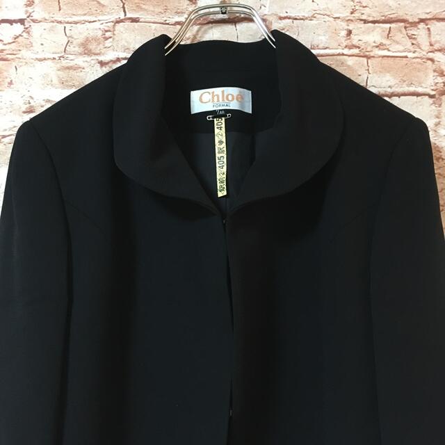 クロエ Chloe ジャケット スーツ フォーマル 黒色 7AR