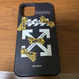 オフホワイト(OFF-WHITE)のオフホワイト　 iPhone 12ケース(iPhoneケース)