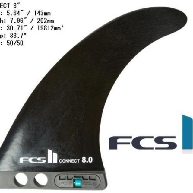 FCS II CONNECT GF LONGBOARD FIN 3本セット