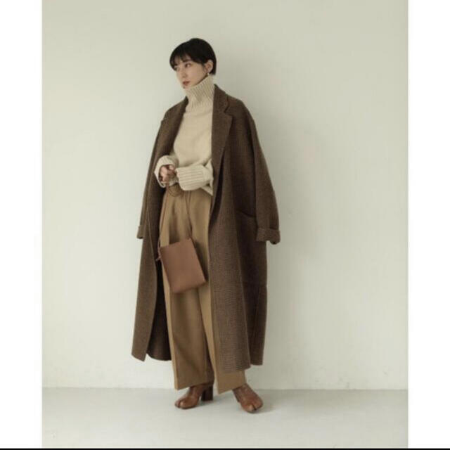 todayful over check coat 38 オーバーチェックコート