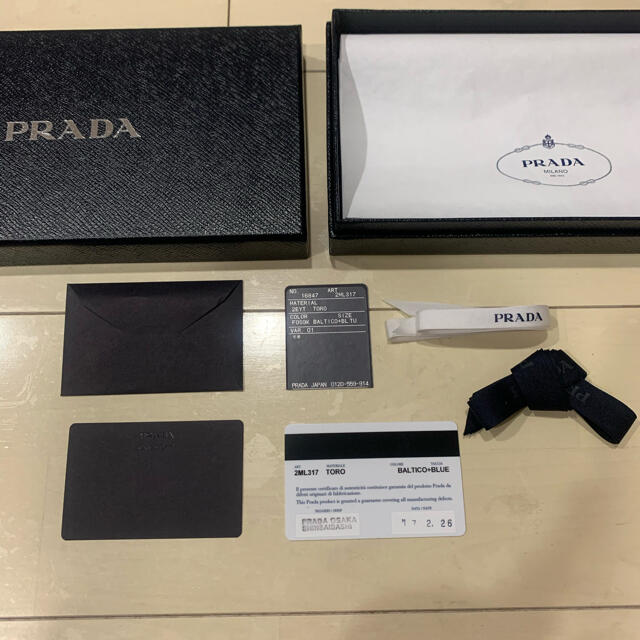 【美品】PRADA  プラダ  メンズ　長財布