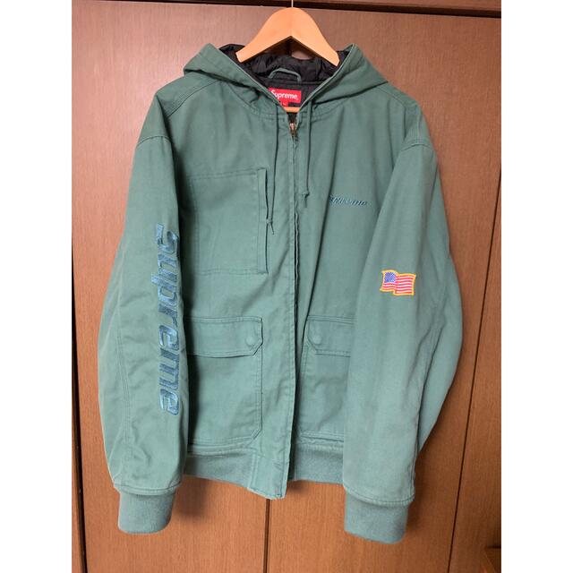 supreme Canvas Hooded Work Jacket シュプリーム