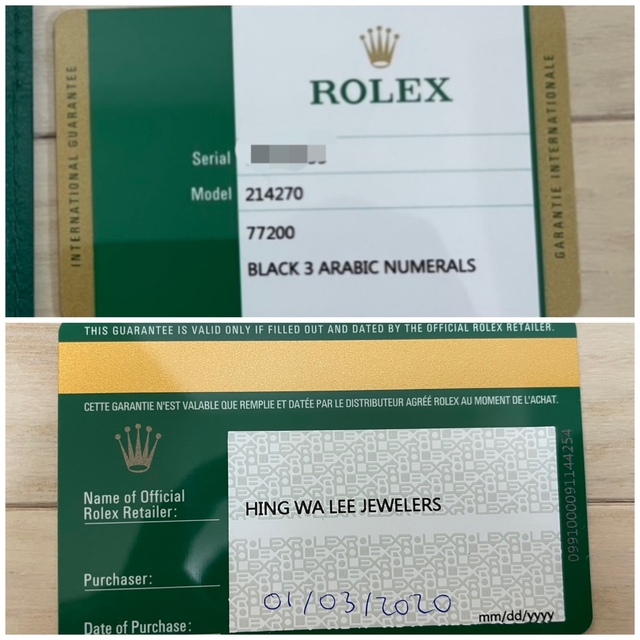 購入用①20年1月印　ROLEX エクスプローラー1 214270 美品