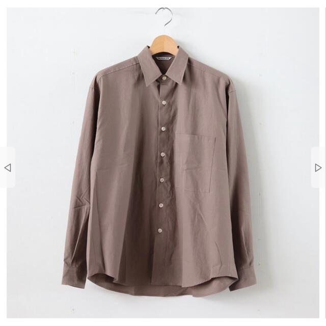 1LDK SELECT(ワンエルディーケーセレクト)のオーラリー 19ss WASHED FINX TWILL BIG SHIRTS メンズのトップス(シャツ)の商品写真