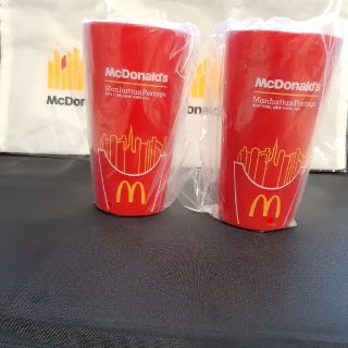 マクドナルド福袋　ポーチ&ロングコップセット(ノベルティグッズ)