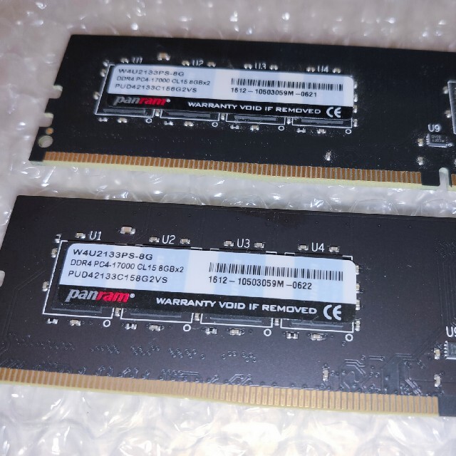 Panram DDR4-2133 デスクトップ用メモリ8GB×2枚 1