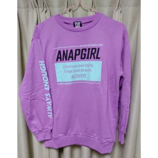 アナップ(ANAP)のタグ付新品☆AMAPGIRLトレーナー☆☆(Tシャツ/カットソー)