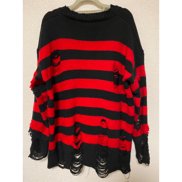 HYSTERIC GLAMOUR - ダメージボーダーニット カートコバーンの通販 by
