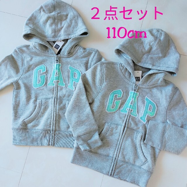 GAP GAP パーカー 裏起毛 長袖 グレーの通販 by momo's shop｜ギャップならラクマ